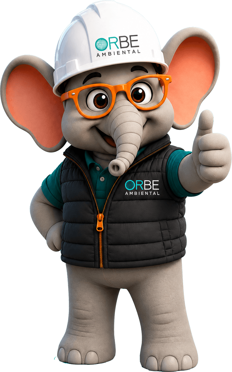 Fanto, isotipo y mascota virtual de ORBE Ambiental & Legal